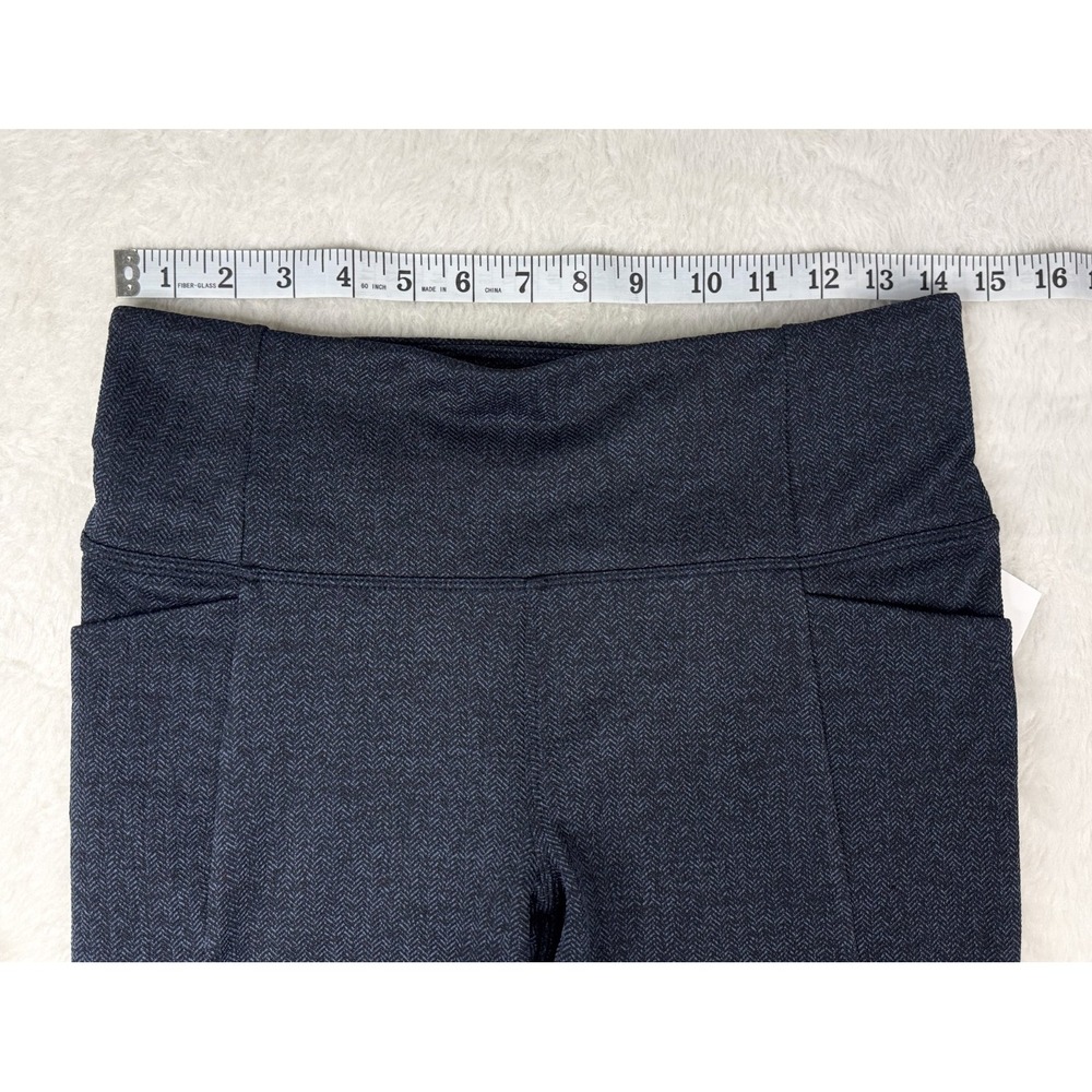 Athleta Mercer Herringbone Tight Small NWT High Rise Pocket Navy Blue #353504-02 - Picture 13 of 15